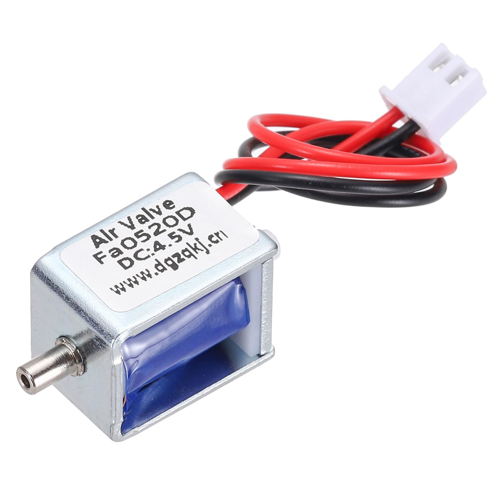 sourcing map Miniature Solenoid Valve 2 Way Normally Closed DC4.5V 0.5A Air Solenoid Valve