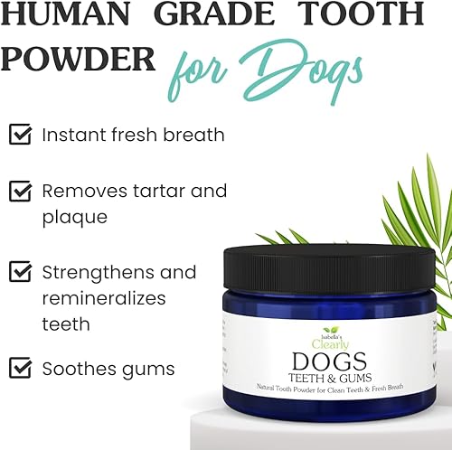 Miniatura 2 de Isabella's Clearly Dientes y encías para perros, pasta de dientes natural en polvo refresca el aliento, combate la placa, reduce el sarro  Sabrosa