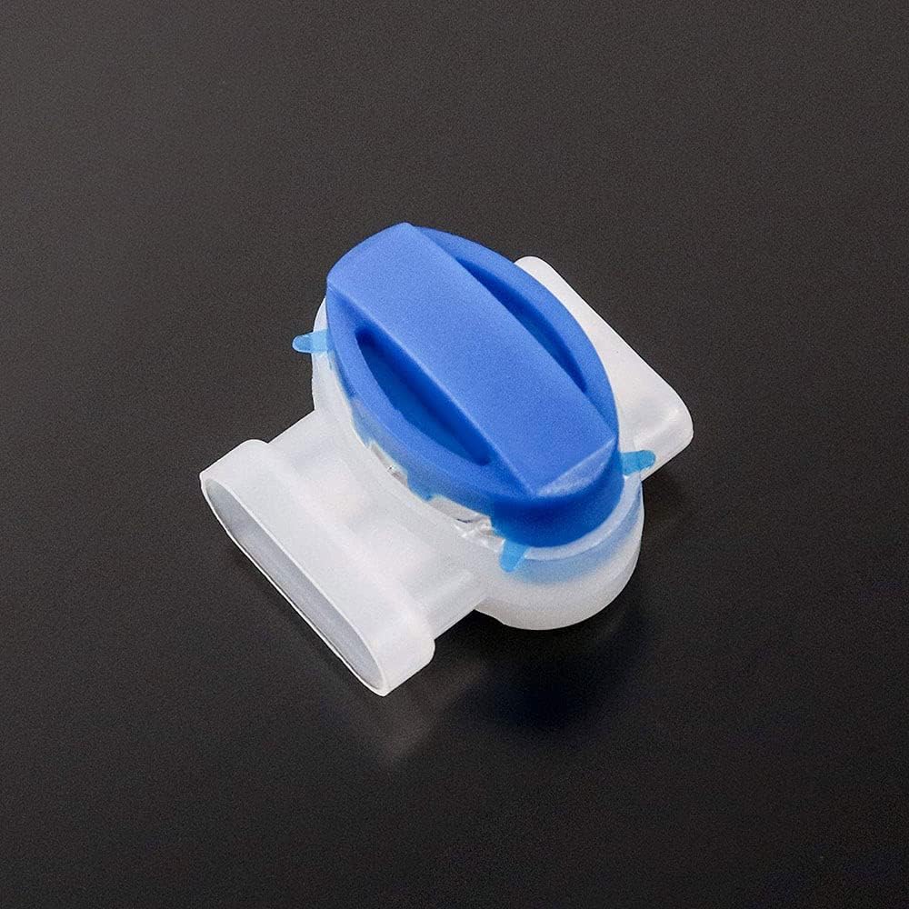 Cable Connector Waterproof Connector Crimps 314 Wire Splice- 3 Wire Connector Moisture Resistant & Flame Retardant for Automower Outdoor Garden 100PCS