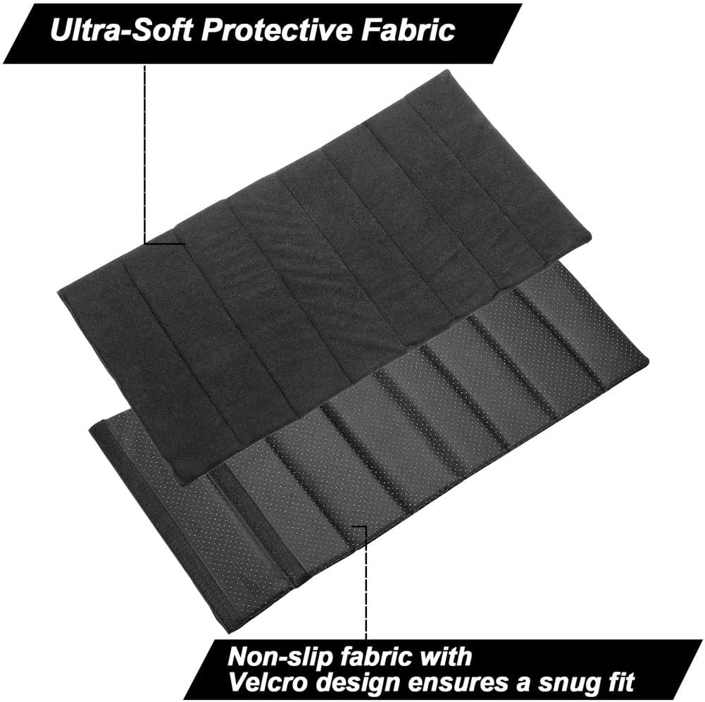 Basement Pole Padding Garage Pole Padding with Anti Slip Fabric Strong Hook and Loop for A Tight Wrap Round Column Wrap 10mm Foam Basement Column Cover