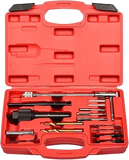 Kit de servicio de bujías incandescentes de acero al carbono, herramienta extractora de bujías incandescentes para mecánica profesional y proyectos de manualidades