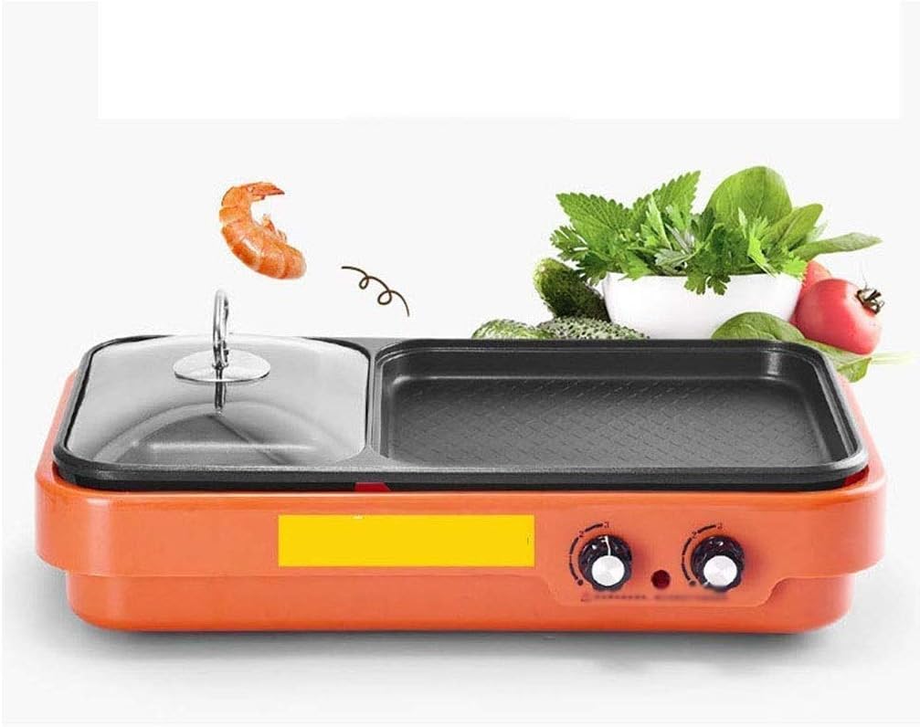 Hot Pot Barbecue,Electric Grill Indoor Multifunctional, Teppanyaki