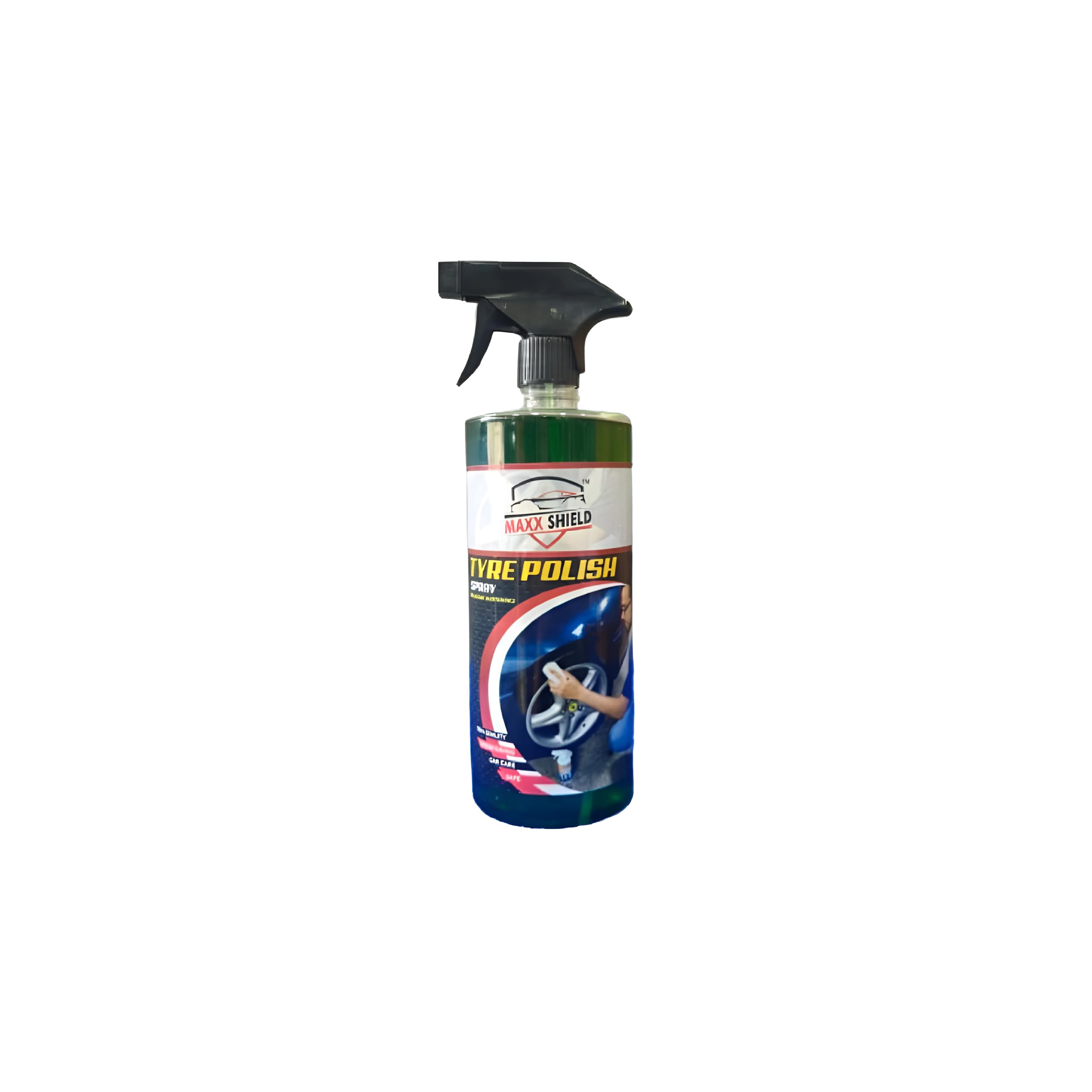 Maxx Shield Tyre Polish for Car and Bike (1L) - Black Foam Applicator Gives Lustrous Dark, Long Lasting Super Black Shine - Non-Greasy - Super Hydrophobic-image-5