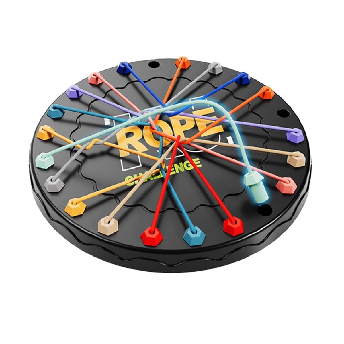 AK'S Venture Rope Challenge Board Game for Kids & Adults Balance Skill Family Party Game Interactive String Puzzle Dexterity Toy Brain Teaser Hand Eye Coordination Fun Indoor Game Gift for Boys Girls-image-29
