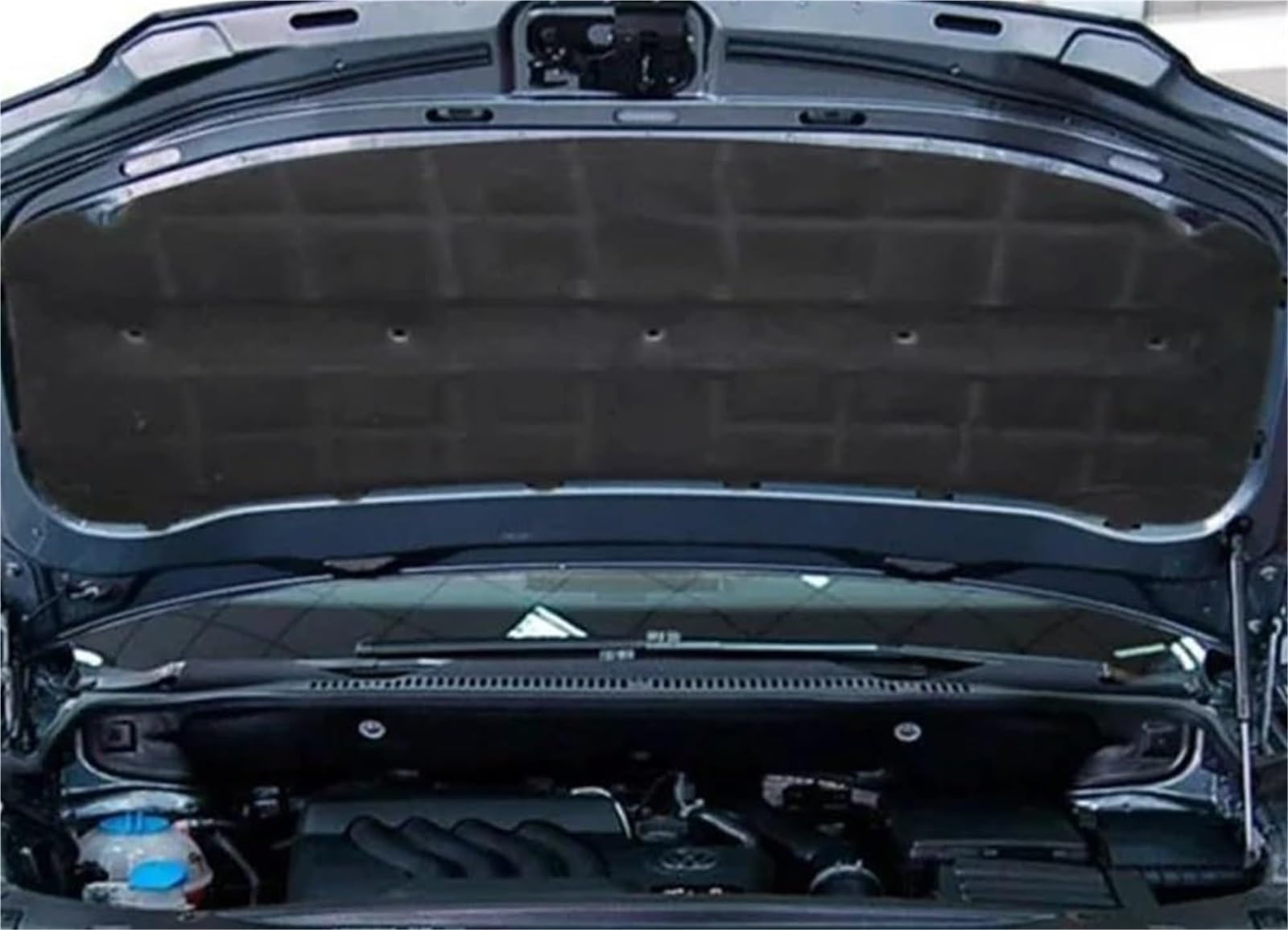 Housse insonorisante en Coton for Capot de Voiture, Isolation Thermique, for VW, for Touran, 2003 2004 2005 2006 2007 2008 Protection Thermique du Moteur