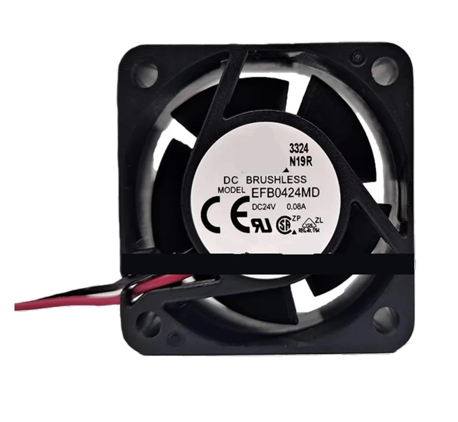 PEQYUACTE EFB0424MD 0.08A 6300RPM 24V 6020 DC Cooling Fan