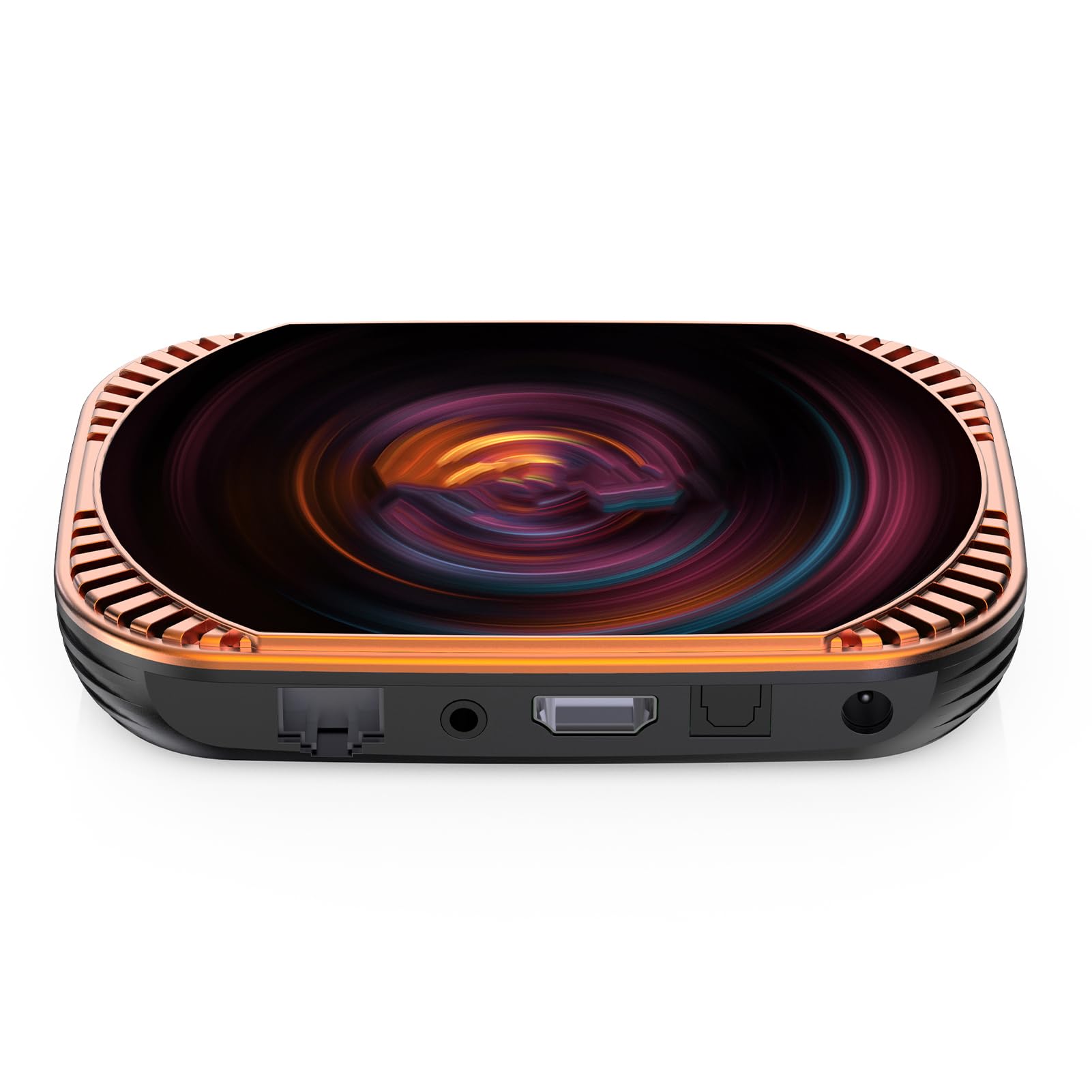 Domary TV Box 8K Processore Dual WiFi Quad Core da 4 GB RAM per Streaming | , WiFi Dual-band 2.4G/5G, RAM DDR3 da 4 GB, Decodifica Video 8K, Supporta USB 3.0 e Scheda TF
