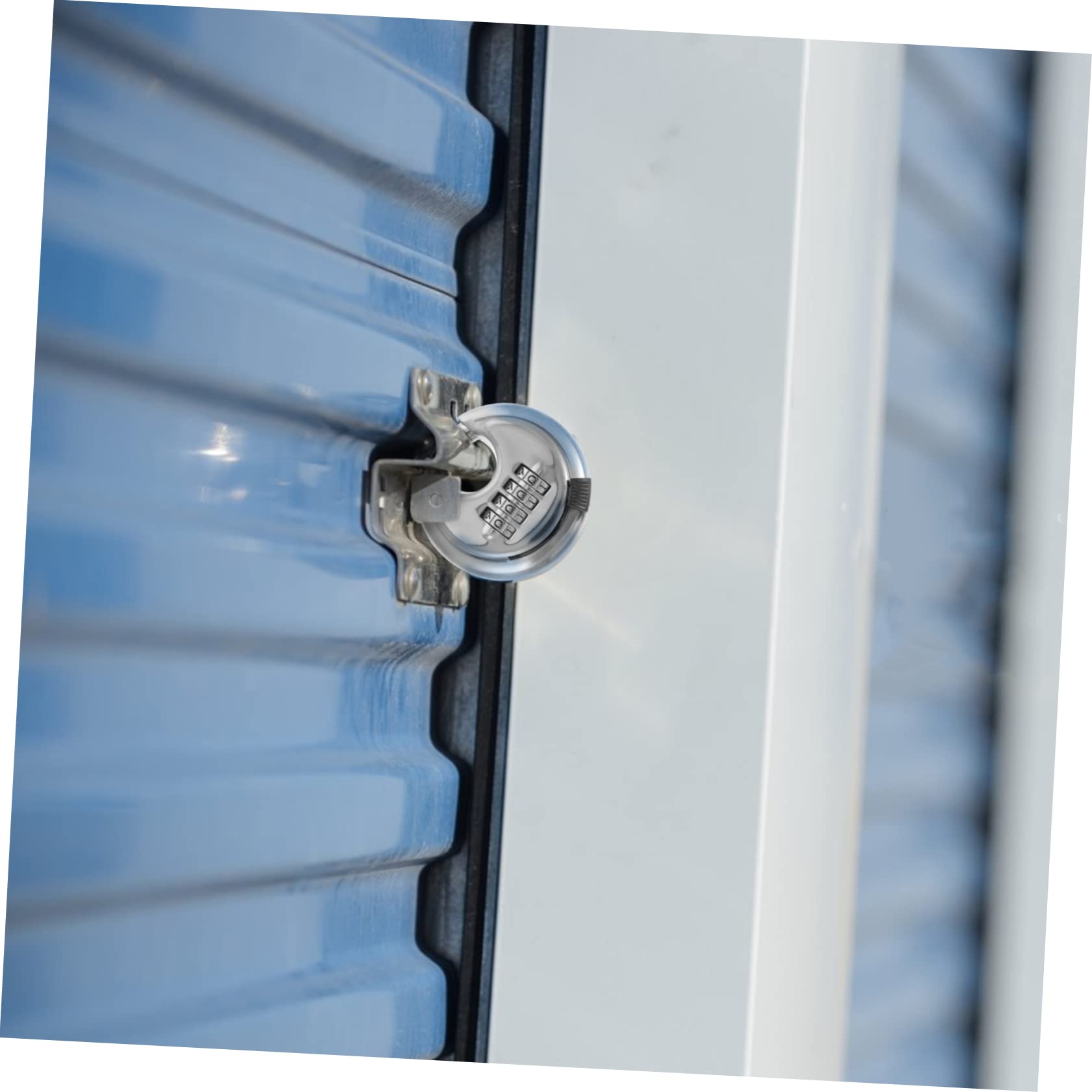 Lucchetto Combinazione a 4 Cifre 2 Pezzi in Acciaio Inox