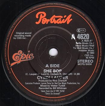Amazon.co.jp: Cyndi Lauper - She Bop - Portrait - PRT A 4620