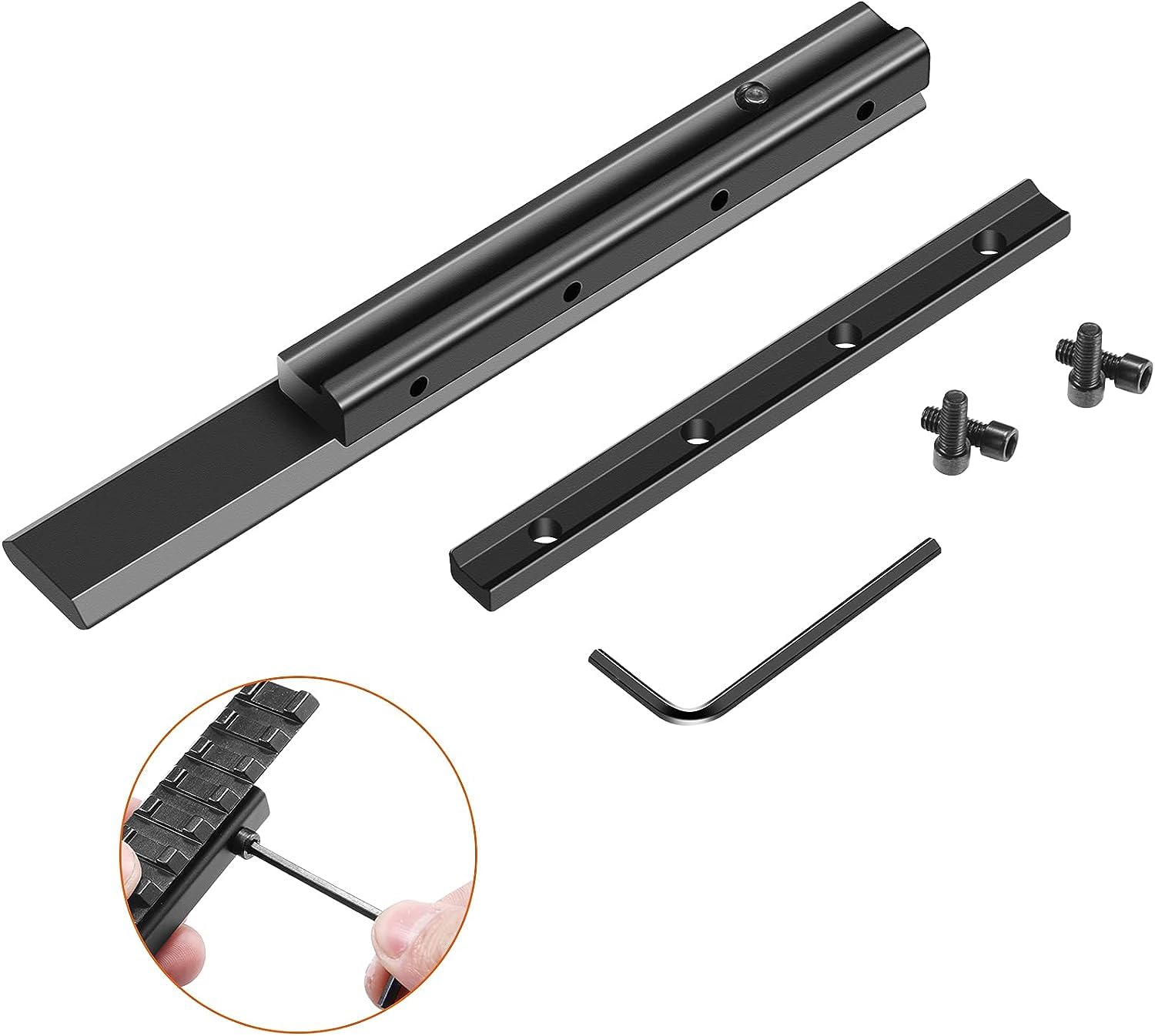 ACEXIER Attacco Base per Binario convertitore da 11 mm a 20 mm per mirino Laser per mirino da Caccia Accessorio