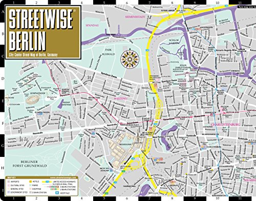 Snapklik.com : Streetwise Berlin Map - Laminated City Center Street Map ...