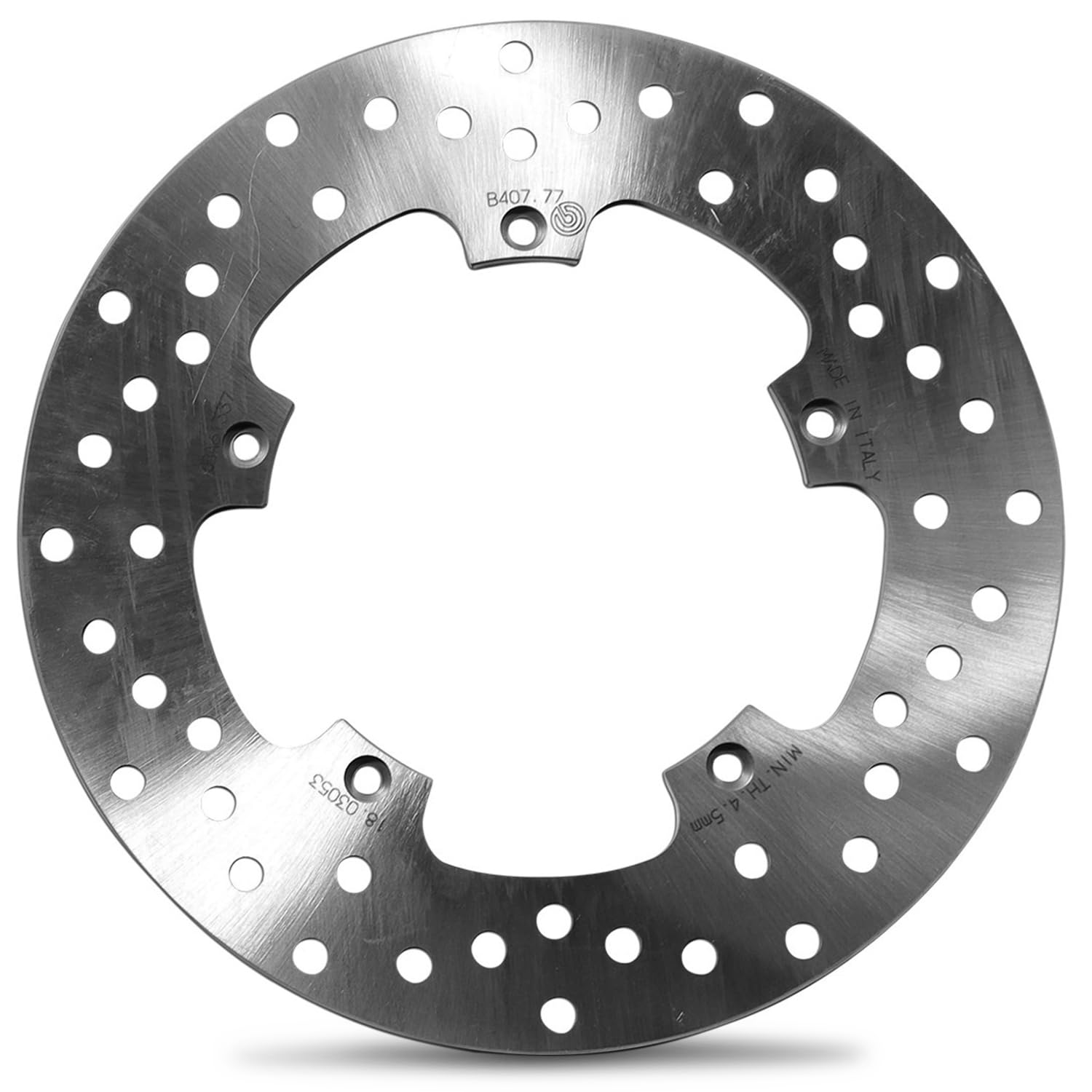 BREMBO Disco de freno Ø240mm Espesor: 5mm perforado 68B40777 Compatible con PIAGGIO MOTORCYCLES BEVERLY MP3 X10 X-EVO X9