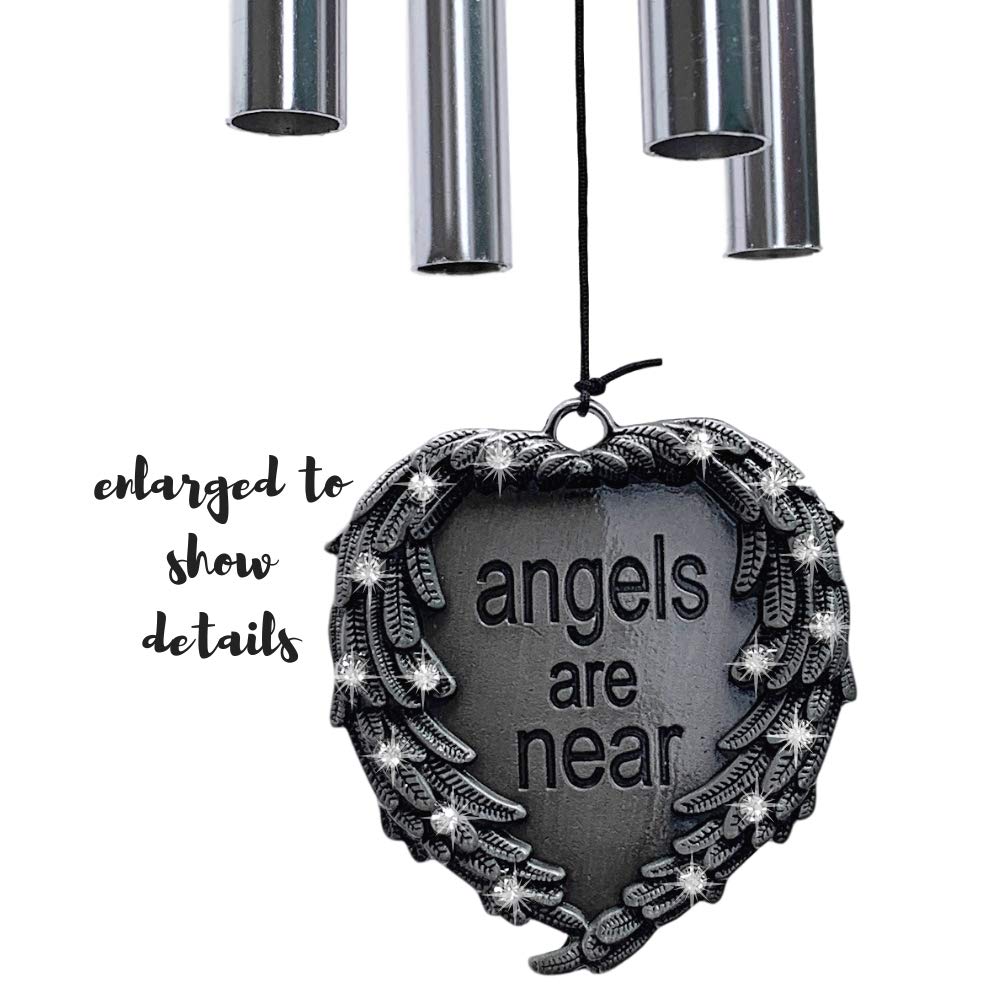 BANBERRY DESIGNS Memorial Wind Chimes When Cardinals Appear Angels