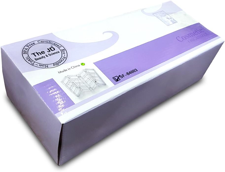 TheJD Foldable Acrylic Earring Screen Stand Holder - Upto 144 Pairs Earring Display Showcase