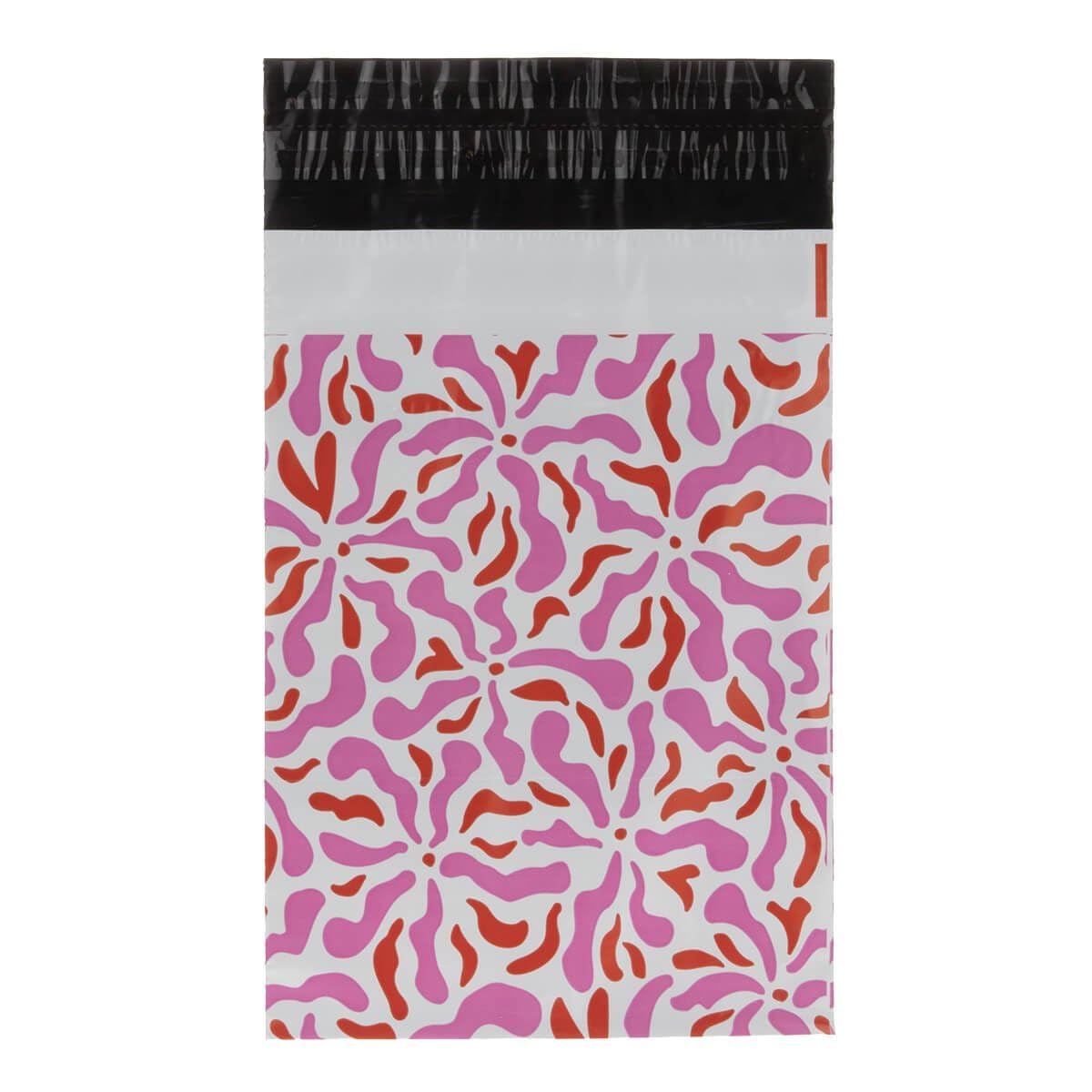 100x Versandtaschen Blumen Small Rückgabeverschluss