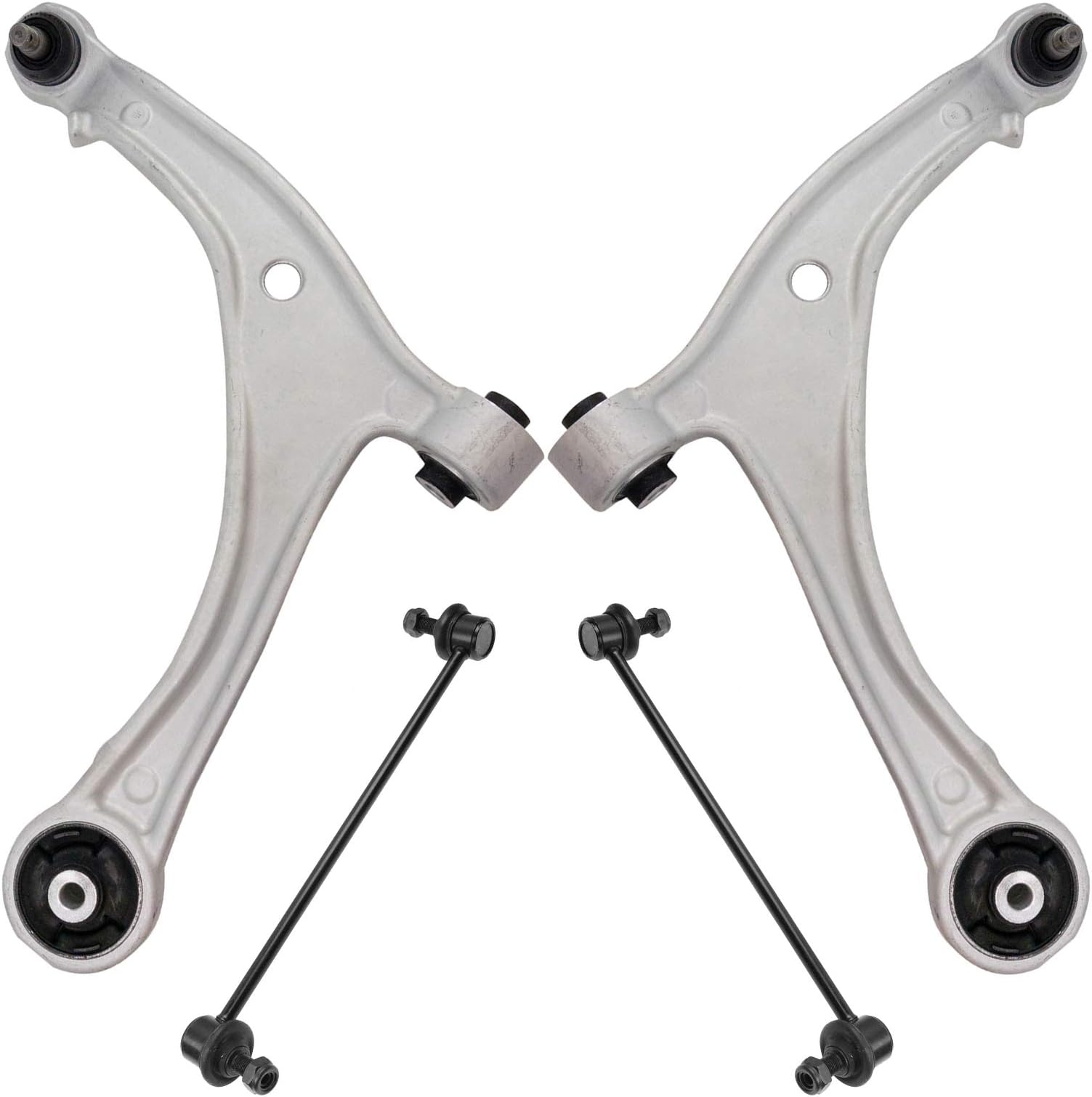 TRQ4 Piece Suspension Kit Lower Control Arms w/Ball Joints Sway Bar End Links New