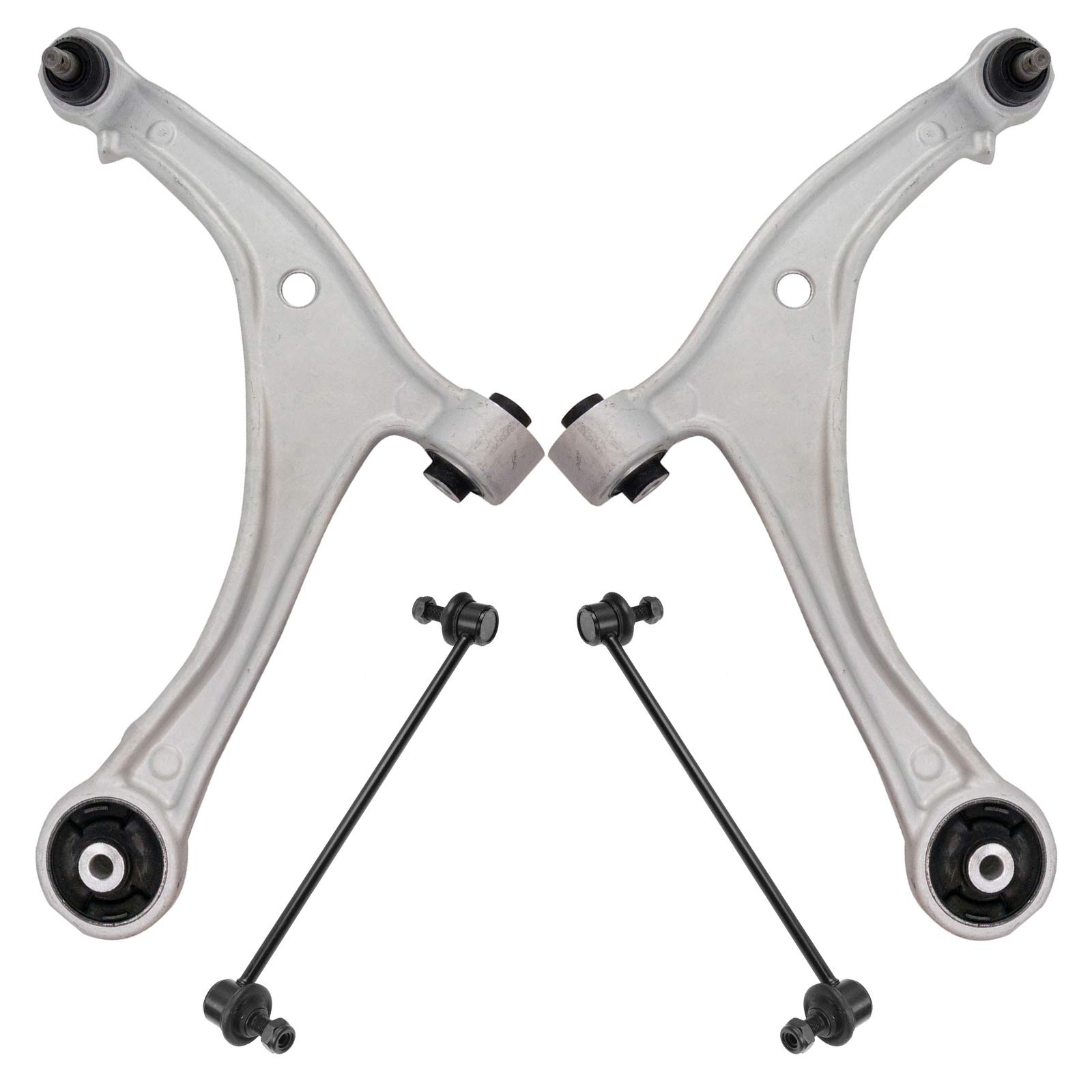 TRQ4 Piece Suspension Kit Lower Control Arms w/Ball Joints Sway Bar End Links New