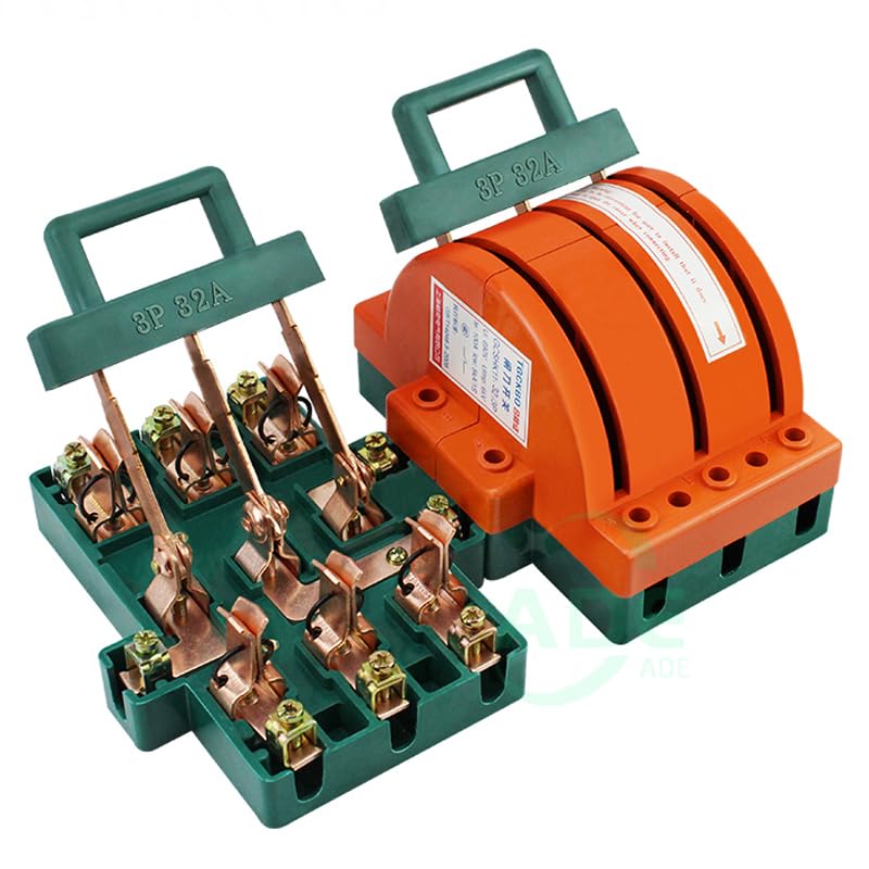 Interruptor de cuchilla Interruptor de inversión Interruptor de cuchilla Todo material de cobre Pantalla de luz LED 2P 3P 32A 63A 100A 220V 380V(3P-63A With LED)