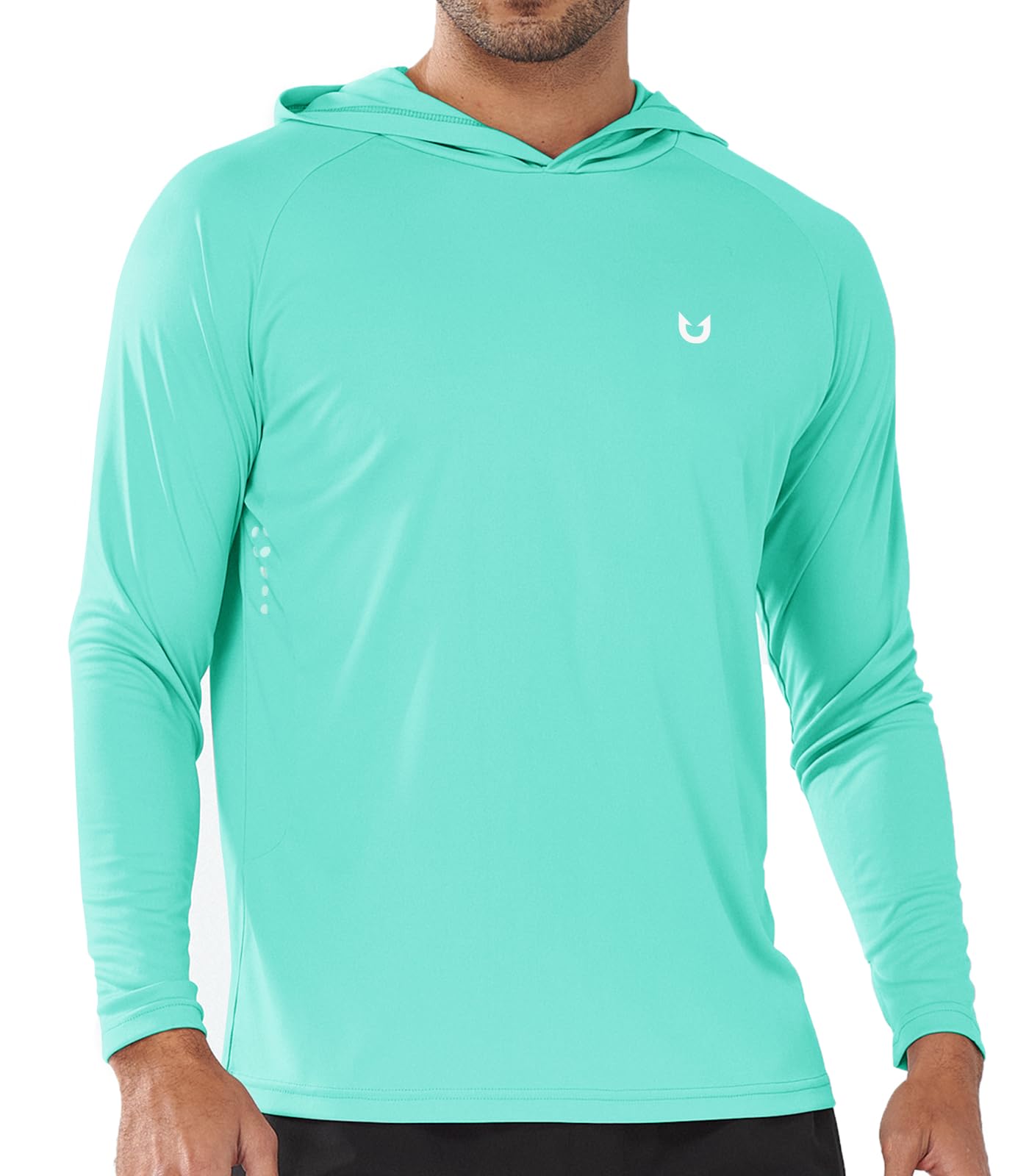 NORTHYARD Men's UPF 50+ Hoodie Shirts Long Sleeve Sun Protection Fishing Swim Beach UV SPF Rash Guard Quick Dry Lightweight