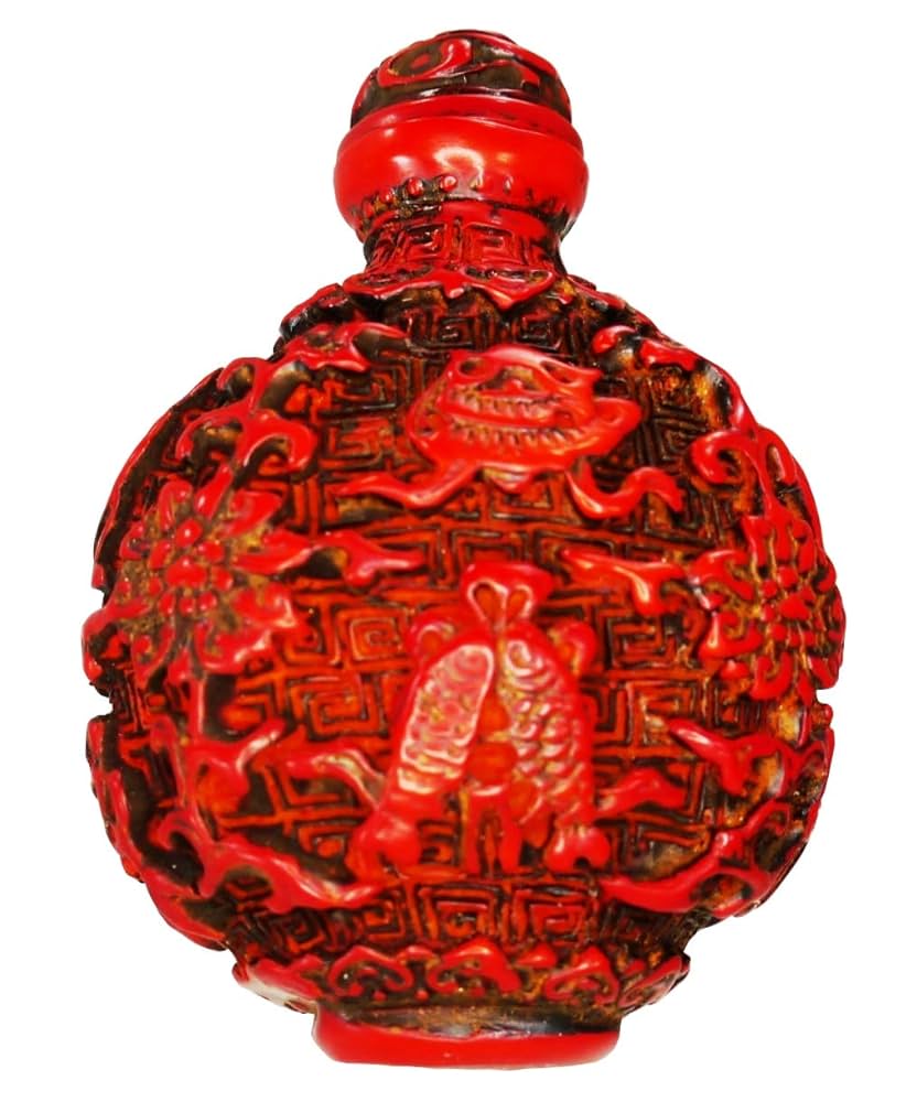 中国　スナッフボトル Amazon.co.jp: 鼻煙壺 中国伝統工芸品 内絵ガラス瓶 スナッフ