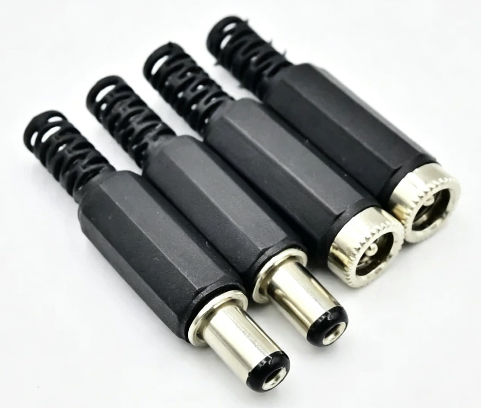 10 pz Connettore DC di Alta qualità 2.1 * 5.5mm Jack Alimentazione Power Conector 5.5x2.1 Maschio e Femmina