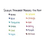 Sharpie 32707 Retractable Permanent Markers Fine Point Asstd. 12/Set – view 4