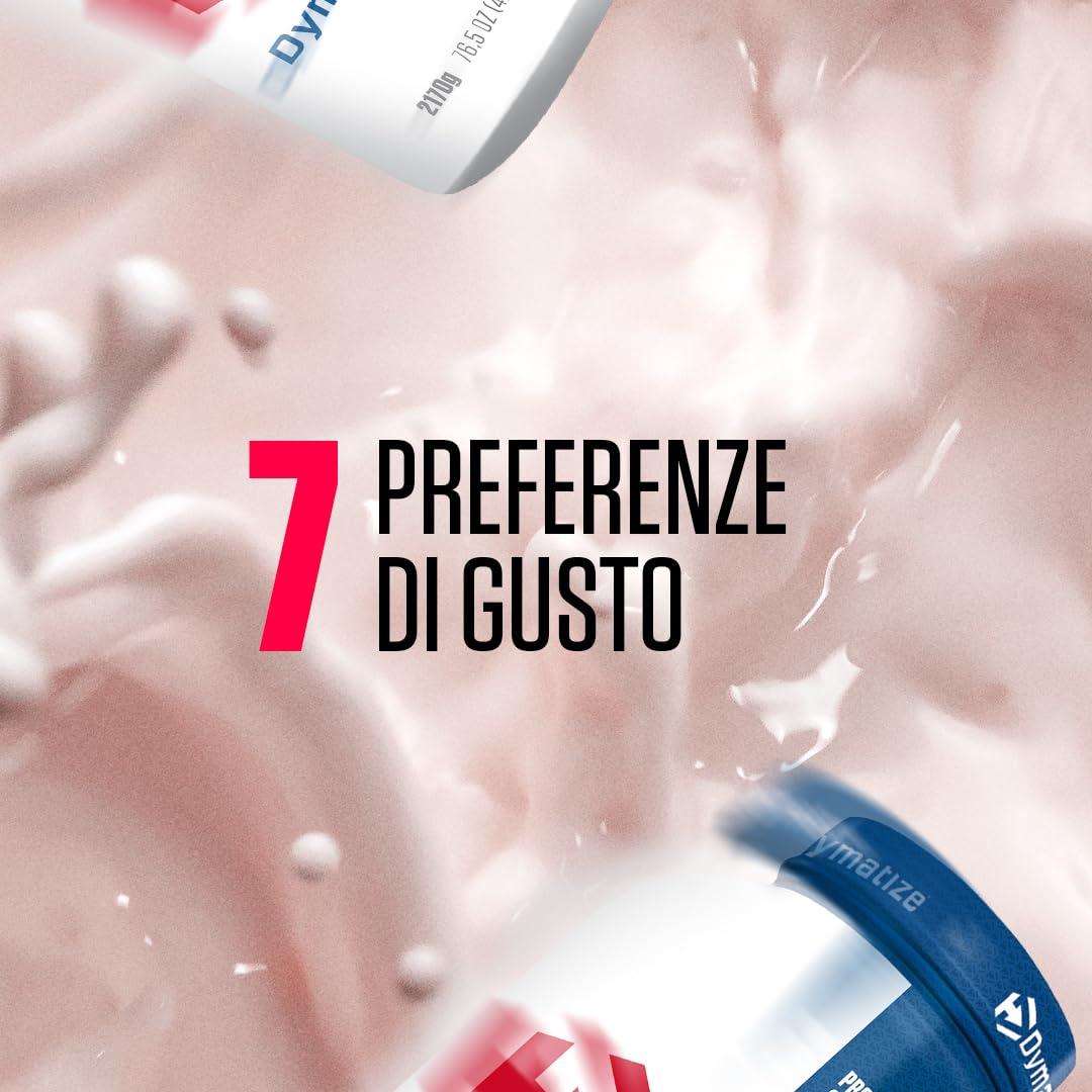 Dymatize Elite 100% Whey Rich Chocolate 2170g - Polvere ad alto contenuto di proteine e basso zuccheri del siero latte BCAA