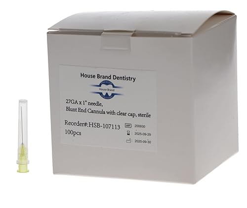 Miniatura 3 de 107113 Agujas dentales de riego Endo de calibre 27 100Pk