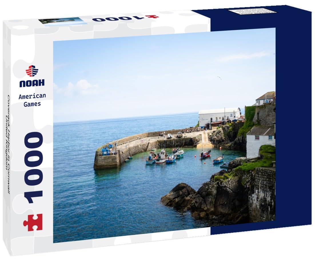 Amazon.com: Noah Jigsaw Puzzle Coverack Harbor in Cornwall, United