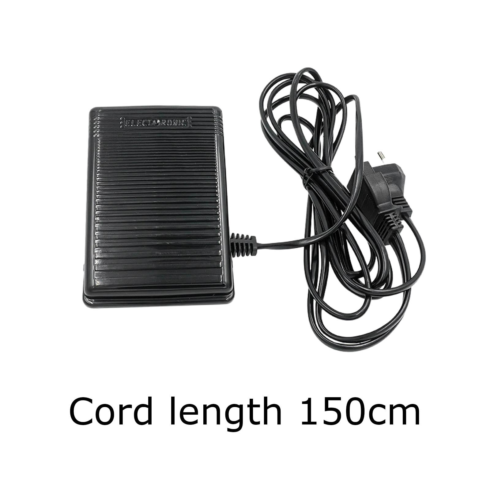 Pedal Control Accesorio Pedal Pie Electrónico Reemplazo con Cable para Máquina de Coser Función Antideslizante Adecuado para Confección Talleres