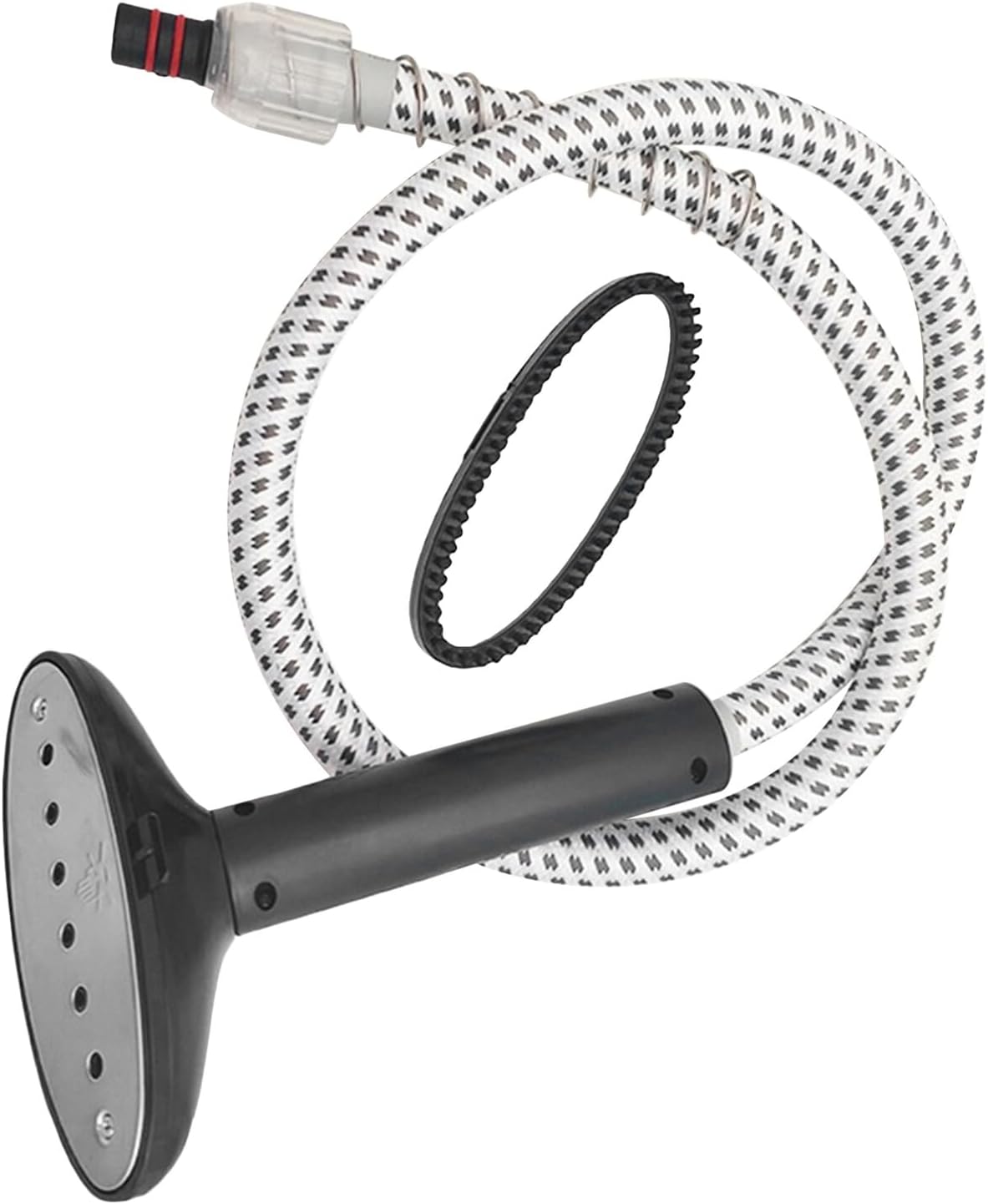 Abaodam Replacement Garment Steamer Hose and Brush Head Accessory with Buckle Universal Steamer Air Pipe Nozzle for Clothes Steaming Compatible