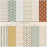 24 Sheets Scrapbook Paper, 6" x 6" Colorful Pattern Decorative Craft Paper with Single-Sided for DIY Card Making Photo Album Background