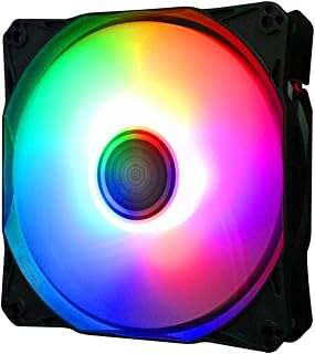 COOLER FAN 14CM 140MM RGB MULTICOLORIDO COR FIXA PARA GABINETE PC GAMER VENTOINHA COMPUTADOR