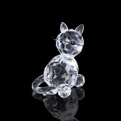 Vista 32 de H&D HYALINE & DORA Figuras coleccionables de cristal de pájaro de la felicidad, figura de animales de cristal para decoración del hogar de la mesa