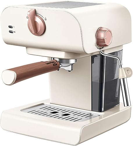 Miniatura 1 de Pequeña máquina de café expreso, máquina de café y café expreso, presión de bomba de 20 bares, función de espuma de leche incorporada, adecuada para