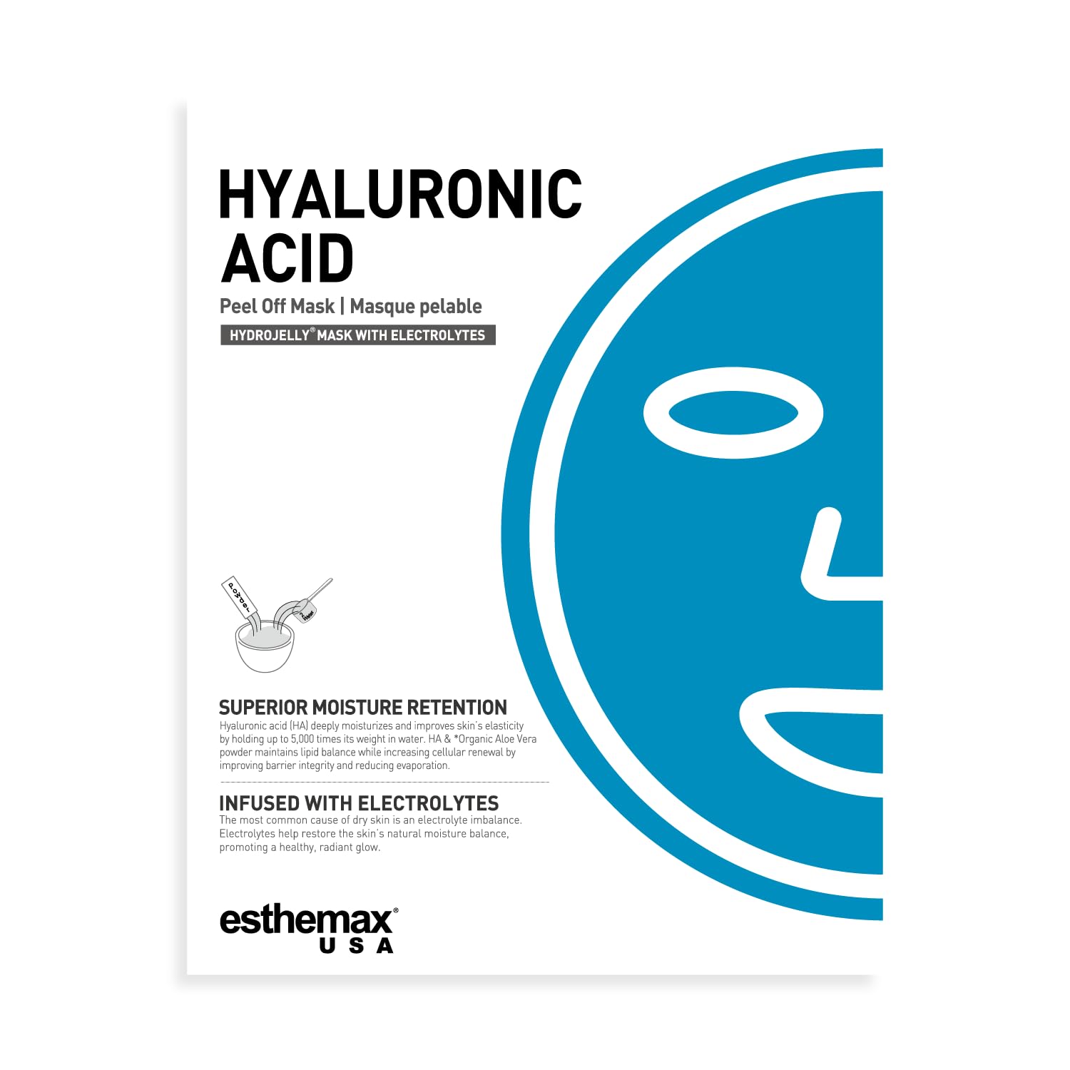 [esthemax] HYALURONIC ACID HYDROJELLY® MASK