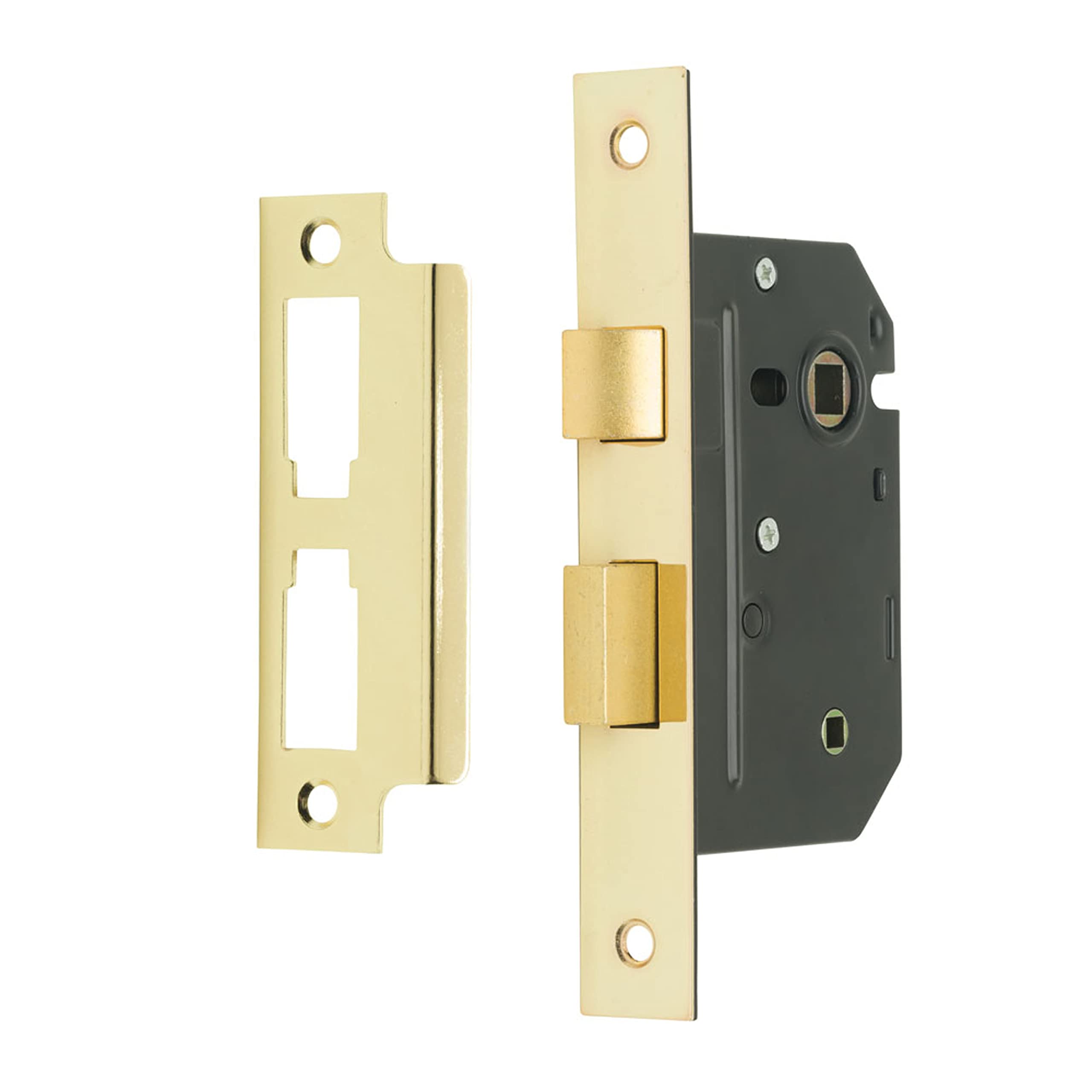 Sterling Brass Mlb325 2.5-Inch/65Mm 3-Lever Bathroom Sashlock