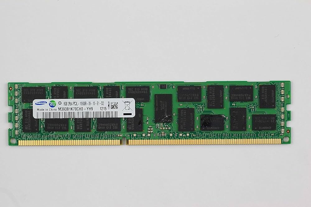 Samsung M393B1K70CH0-YH9 8GB PC3L-10600R DDR3-1333 ECC