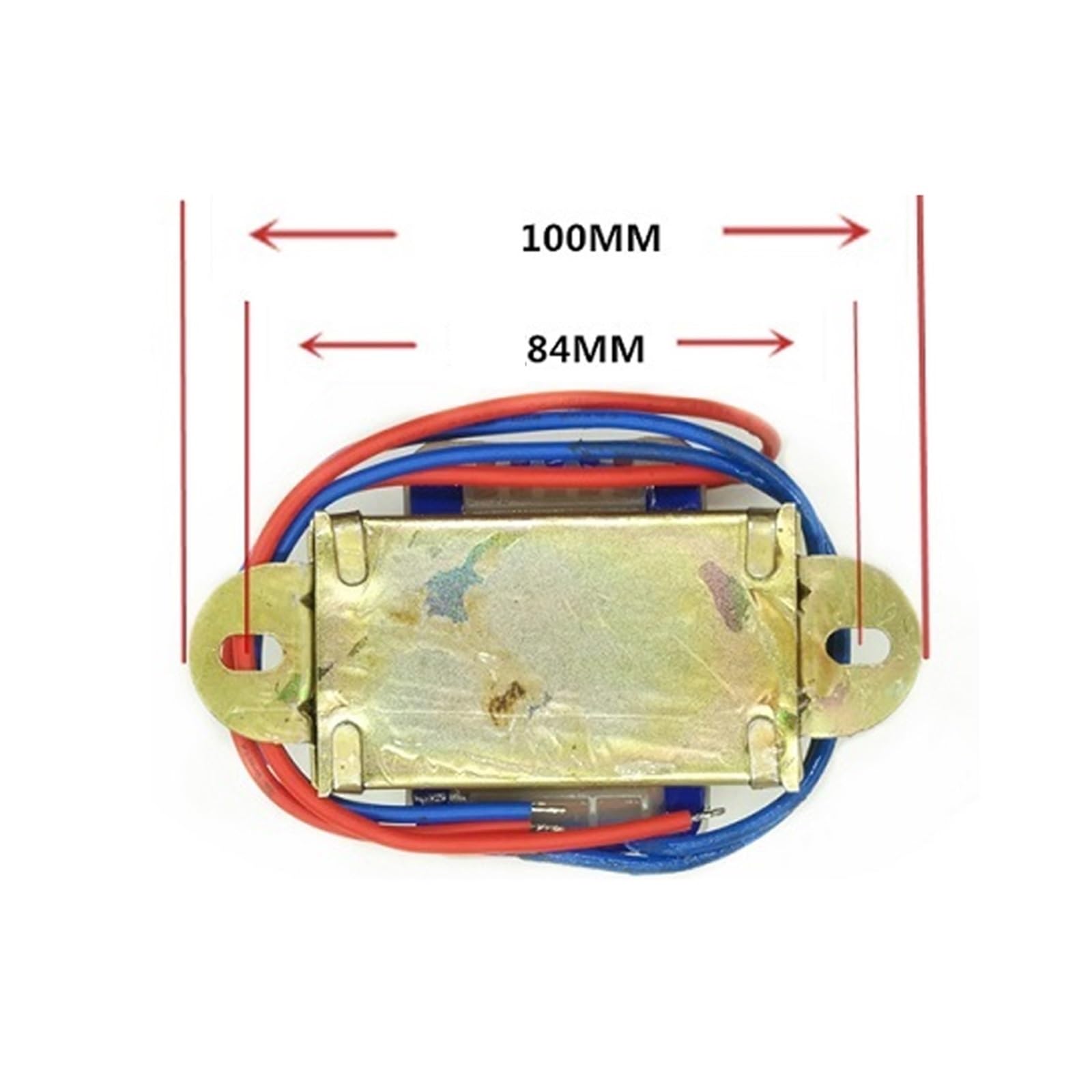 Trasformatore di alimentazione, CA 6 V 9 V 12 V 15 V 18 V 24 V 220 V, tensione di uscita 50 W Ingresso con nucleo in rame 220 V/380 V Rame a tensione singola/doppia (Color : 220V Single V 2 line, Si