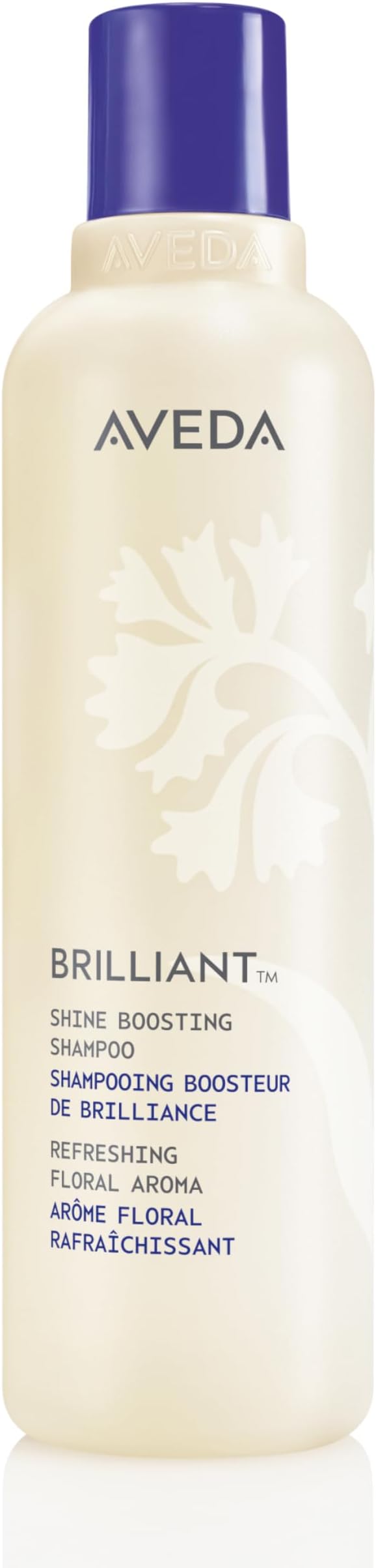 Aveda Brilliant Shine Boosting Shampoo | Adds Shine | Clarifying Shampoo Removes Product Build-Up | All Hair Types | Jasmine, Rose, Clove Aroma | 8.5 Fl Oz