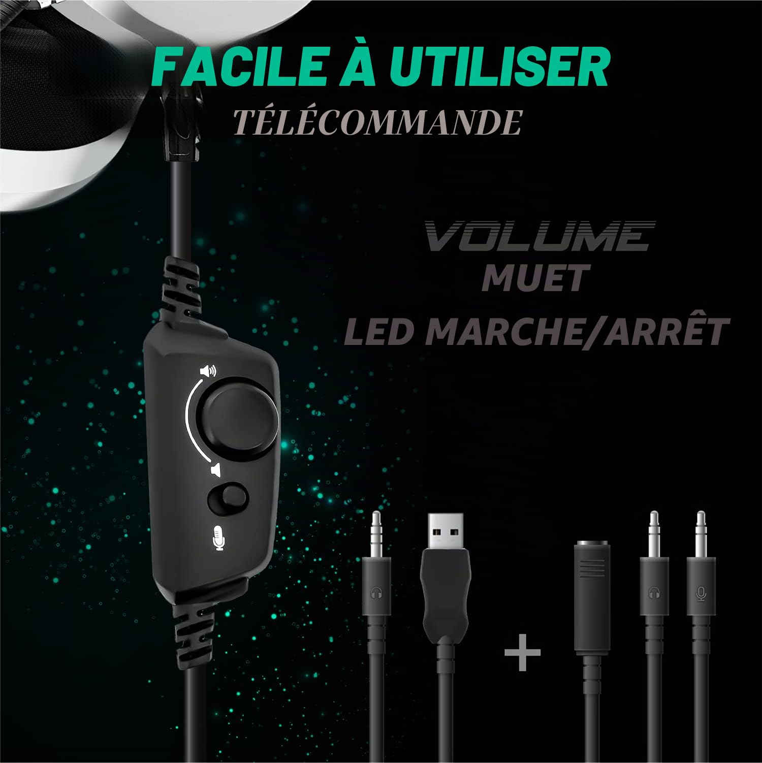 Spirit Of Gamer, Pack Casque + Support RGB, Casque Gaming Blanc Filaire RGB avec Micro, Compatible PS5, PS4, Xbox, Switch & PC, Porte Casque Gaming Multifonction 11 Effets Lumineux