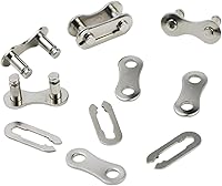 Vista 4 de 4 pares de eslabones perdidos de bicicleta de 16789101112 velocidades, cadena de acero reutilizable