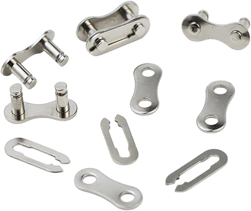 Miniatura 4 de 4 pares de eslabones perdidos de bicicleta de 16789101112 velocidades, cadena de acero reutilizable