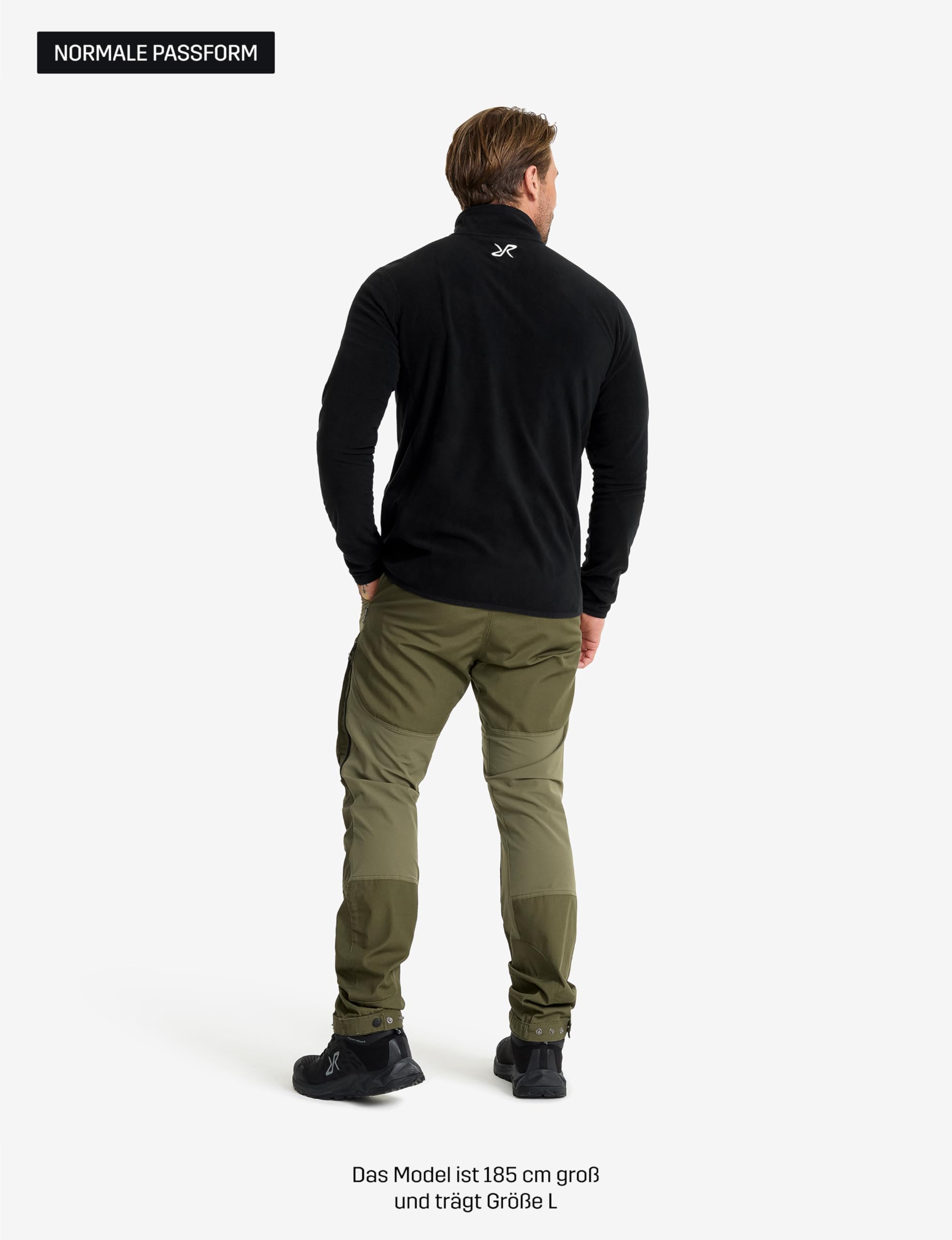 RevolutionRace Hiker Full-Zip Fleece für Herren, leichter Fleecepullover, perfekte Fleecejacke für Wanderungen und Outdoor-Abenteuer