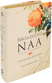 Bíblia de Estudo NAA, capa lírica em tecido: Nova Almeida Atualizada (NAA)