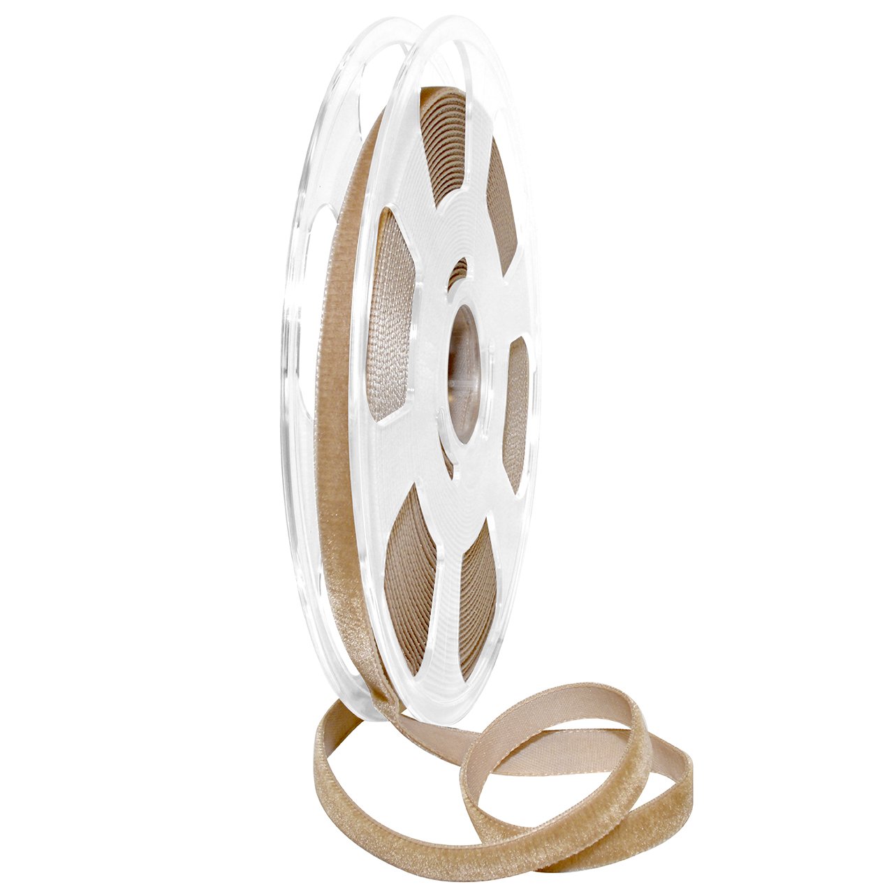 Ruban de Velours Morex nylvaleur Terre 0,9 cm x 11 m pour mercerie et loisirs créatifs
