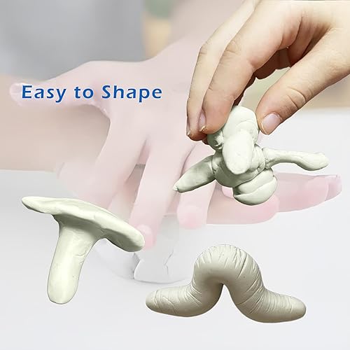 Miniatura 5 de ReArt Arcilla de modelado de plastilina a base de aceite que no se seca, 2.6 libras, arcilla reutilizable no endurecida, no tóxica, sin hornear,