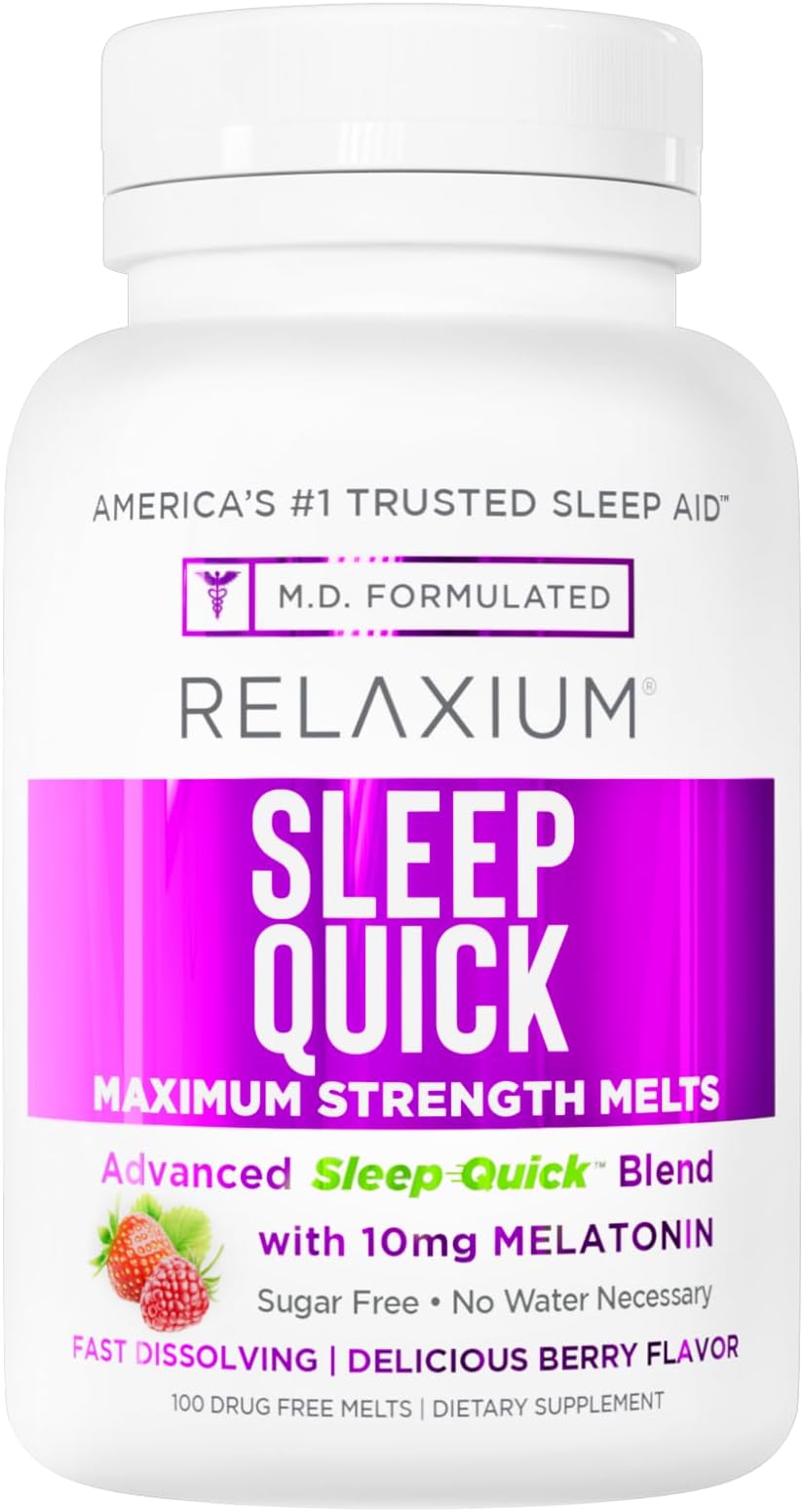 Relaxium Sleep Quick Maximum Strength Melts, Fast Acting