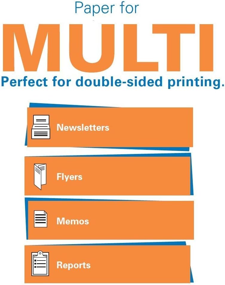 Hammermill A4 Paper, Fore Multipurpose 20 lb Printer Paper - 1 Ream (500 Sheets) - 96 Bright, Made in the USA, 103036