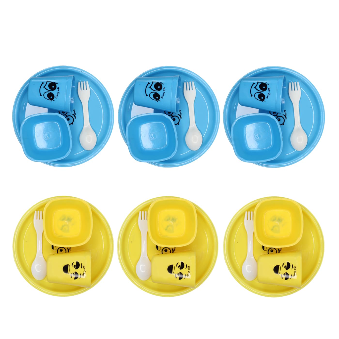 FULLY Navratri Kanjak Pooja Plates with Glass and Spoon Set for Kids,Boys and Girls Ideal Return Gift for Kanya Pujan Kids Gift Items (M1 (Set of 6)) (B0CKPDGQ6X) Amazon Price History, Amazon Price Tracker